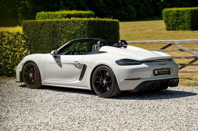 Porsche 718 spyder - 1 Owner - VAT Incl. Chalk Gray de 2023