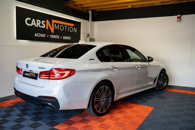BMW Serie 5 530e (G30) M Sport 252ch iPerformance St BLANC de 2018