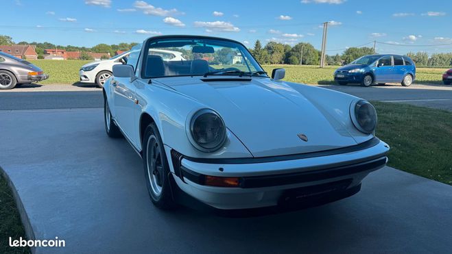 Porsche 911 SC 3.0 Cabriolet 2eme main Blanc de 1983