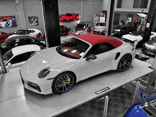 Porsche 911 992 TURBO S CABRIOLET 650 ? EXCLUSIVE MA Gris Craie de 2021