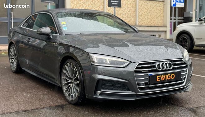 Audi A5 COUPE 3.0 TDI V6 218CH S-LINE QUATTRO S- Gris de 2016