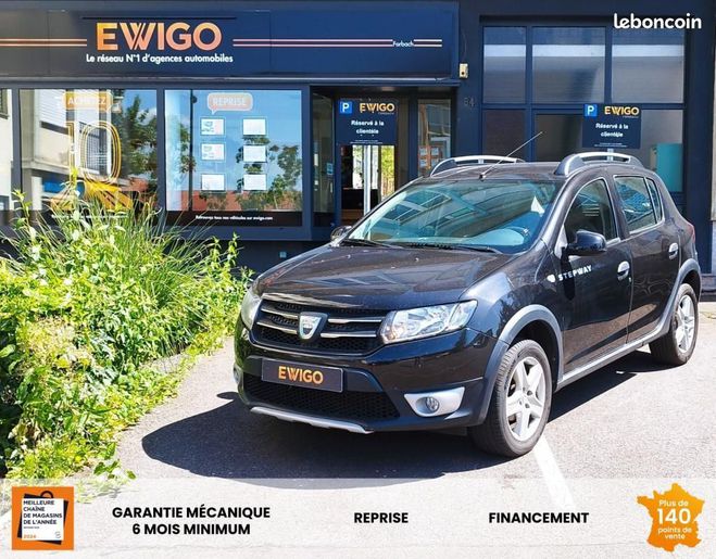 Dacia Sandero STEPWAY 0.9 TCE 90CH PRESTIGE GPS RADAR  Noir de 2013