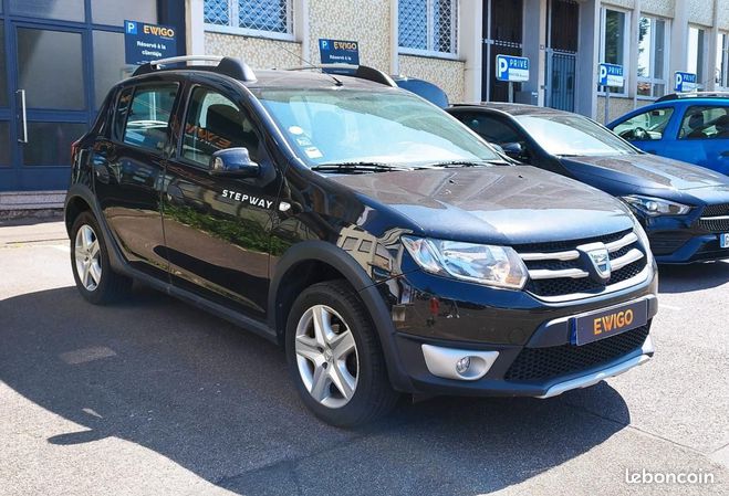 Dacia Sandero STEPWAY 0.9 TCE 90CH PRESTIGE GPS RADAR  Noir de 2013
