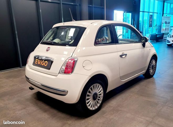 Fiat 500 0.9 TWINAIR 85ch LOUNGEI DUALOGIC BVA5 Blanc de 2013