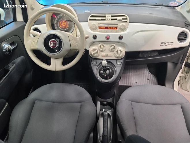 Fiat 500 0.9 TWINAIR 85ch LOUNGEI DUALOGIC BVA5 Blanc de 2013