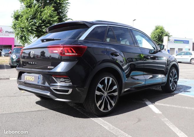 Volkswagen T Roc 2.0 TSI 190ch R-LINE 4MOTION DSG BVA TOI Gris de 2018