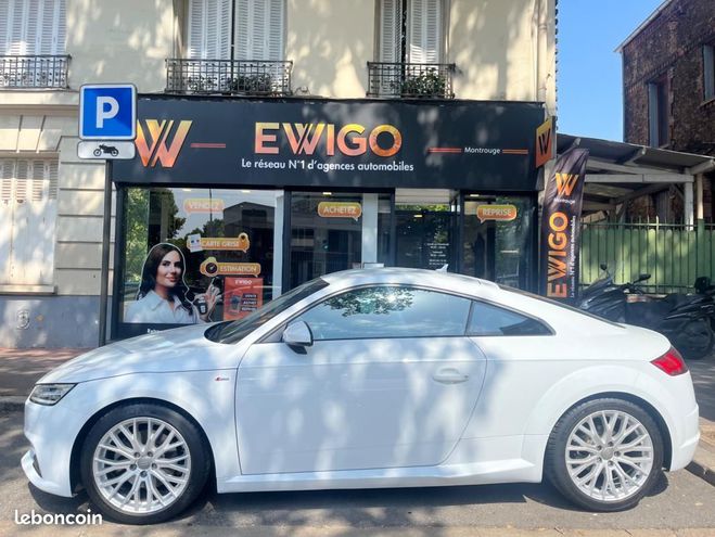 Audi TT COUPE 1.8 TFSI 180 S-LINE S-TRONIC BVA E Blanc de 2017