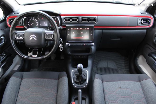 Citroen C3 1.2 PURETECH 110 SHINE Gris de 2017