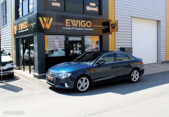 Audi A3 BERLINE 2.0 TDI 150 ch SPORT S-TRONIC    Bleu de 2019