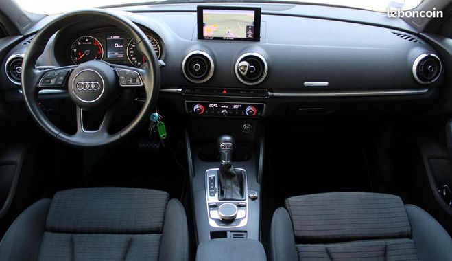 Audi A3 BERLINE 2.0 TDI 150 ch SPORT S-TRONIC    Bleu de 2019