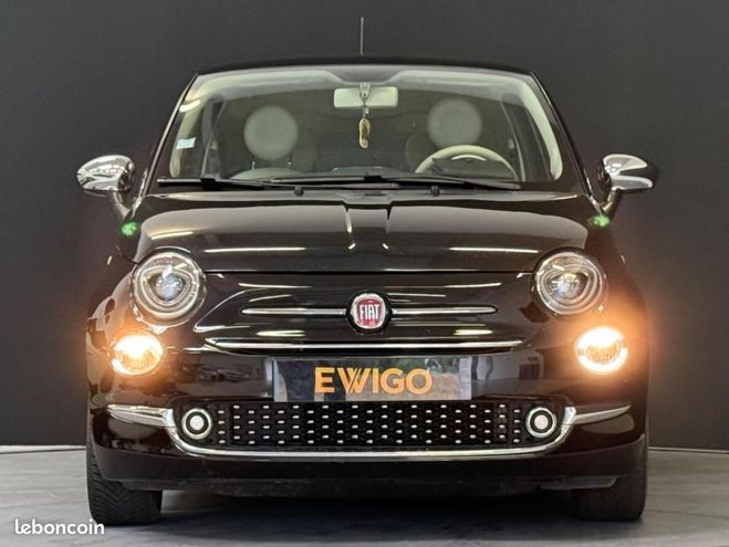 Fiat 500 PHASE 3 1.2L MPi 70CH BVA LOUNGE Noir de 2017