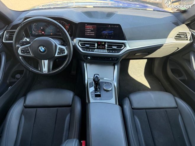 BMW Serie 4 COUPE 2.0 420 D 190 MHEV PRO M-SPORT BVA Bleu de 2021