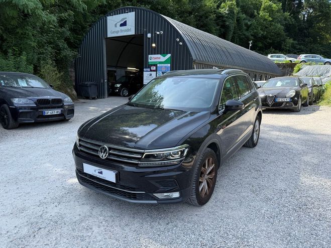 Volkswagen Tiguan 2.0 TDi 150cv 4Motion DSG7 Carat 2e main Noir de 2016