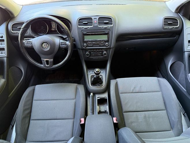Volkswagen Golf VI 2.0 TDi 110cv Comfortline Noir de 2009