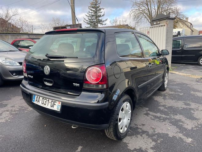 Volkswagen Polo 1.4 TDI 70 Confortline Noir de 2009