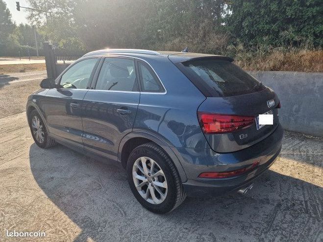 Audi Q3 2.0 TDI 184 Ambiente quattro S tronic 7 Bleu de 2016