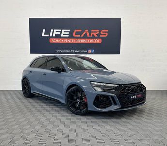  Voir détails -Audi RS3 Sportback IV 2.5 TFSI 2022 400ch quattro à Mouans-Sartoux (06)