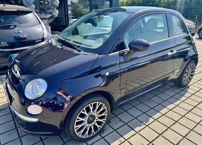 Fiat 500 1.2 8V 69 CH LOUNGE Rouge Fonc Mtallis de 2015