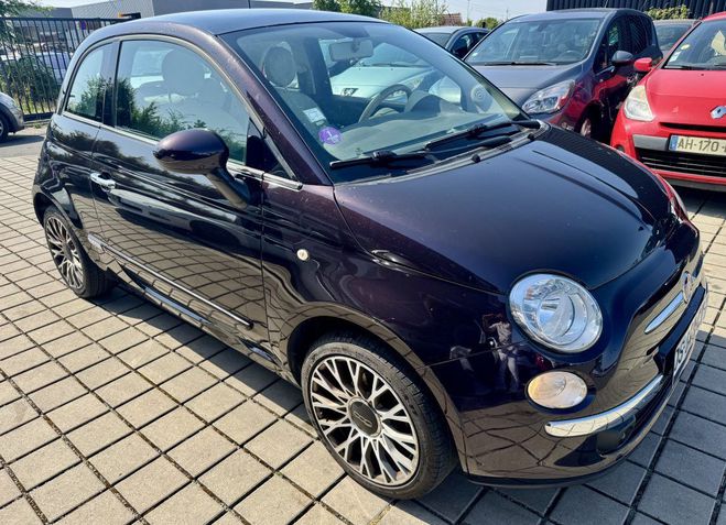 Fiat 500 1.2 8V 69 CH LOUNGE Rouge Fonc Mtallis de 2015