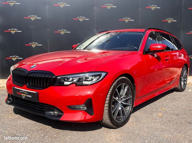 BMW Serie 3 Touring B.m.w. 330d 258ch sport steptron Rouge de 2020