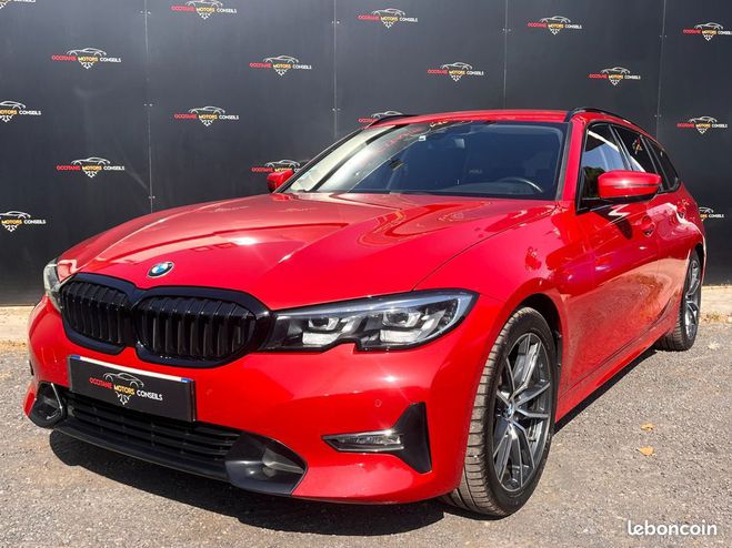 BMW Serie 3 Touring B.m.w. 330d 258ch sport steptron Rouge de 2020
