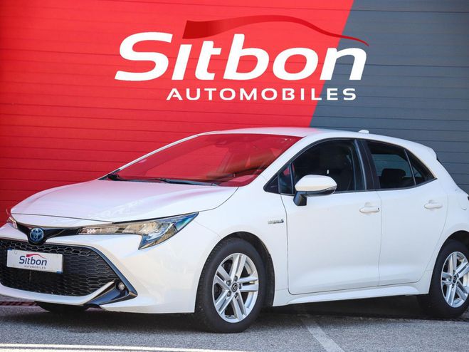 Toyota Corolla Hybride 184h CVT Dynamic Business GPS CA Blanc de 2020