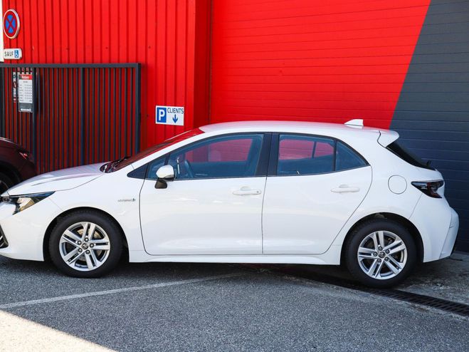 Toyota Corolla Hybride 184h CVT Dynamic Business GPS CA Blanc de 2020