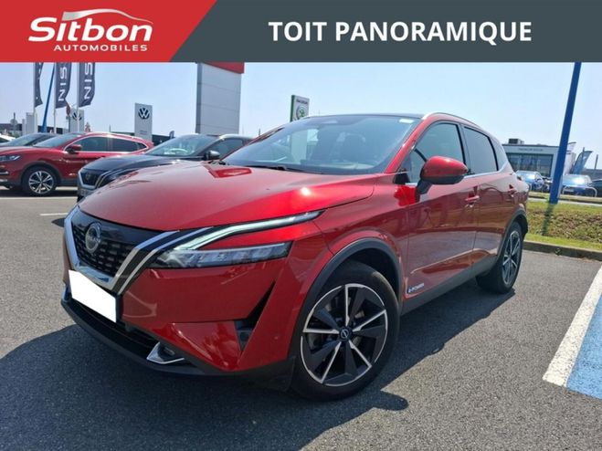 Nissan Qashqai 1.5 e-Power 190 BVA Tekna TOIT PANORAMIQ ROUGE de 2023
