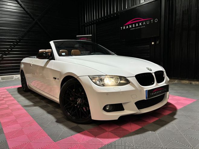 BMW Serie 3 cab e93 335i dkg pack m BLANC de 2009