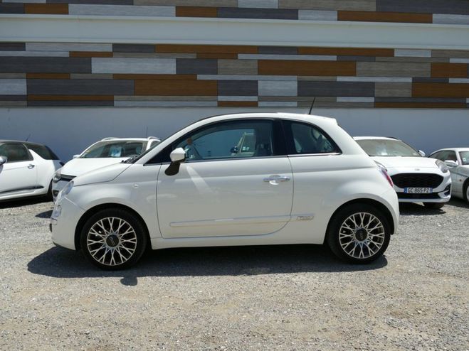 Fiat 500 1.2 69 Ch LOUNGE BVM5 TOIT PANORAMIQUE Blanc de 2015
