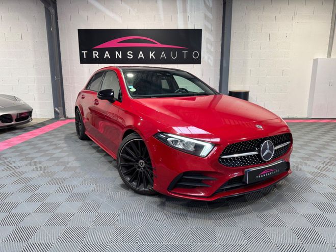Mercedes Classe A 180 d 7G-DCT AMG Line + Toit ouvrant Pan Rouge de 2018