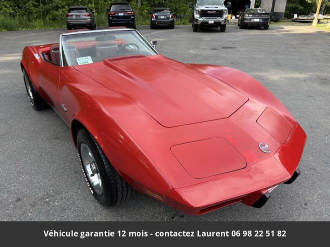 Chevrolet Corvette C3 stingrey l48 1975 tout compris Rouge de 1975