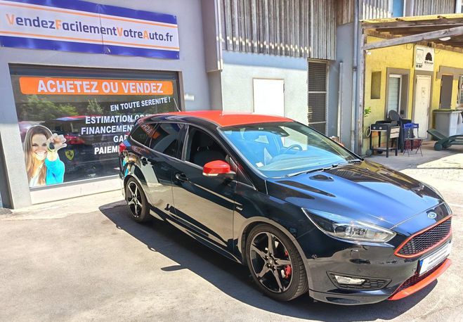 Ford Focus 2L ECOBOOST, ST LINE, 182cv, BVA Noir Verni de 2017