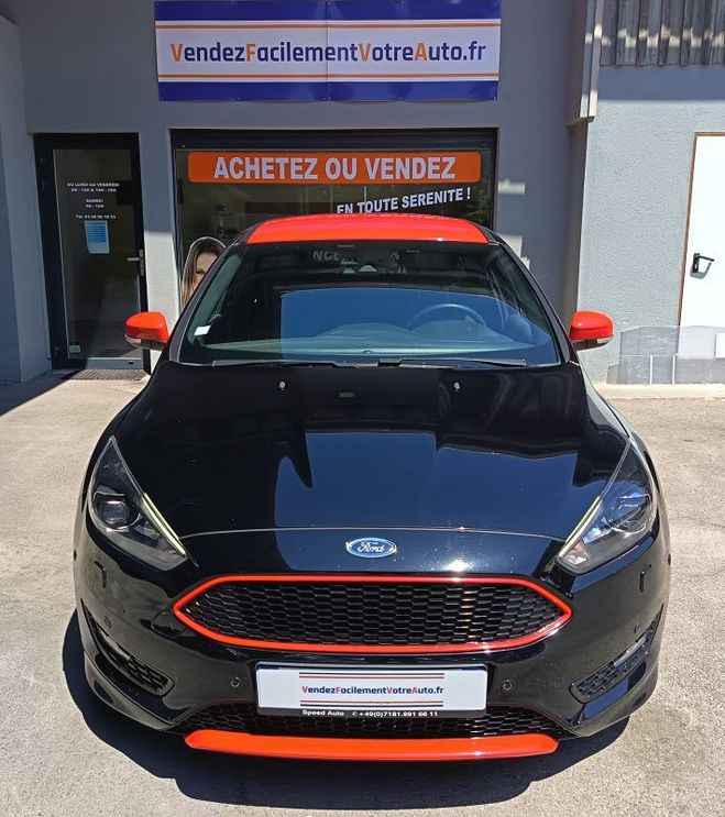 Ford Focus 2L ECOBOOST, ST LINE, 182cv, BVA Noir Verni de 2017