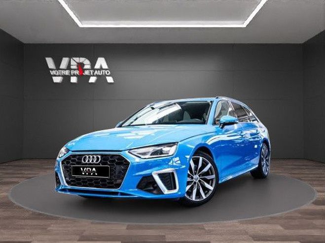 Audi A4 Avant 30 TDI S line 2.0L ? CarPlay, Sig Bleu de 2020