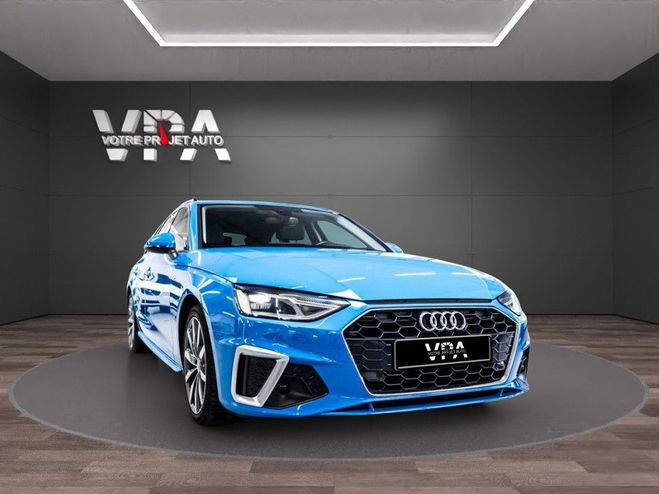 Audi A4 Avant 30 TDI S line 2.0L ? CarPlay, Sig Bleu de 2020