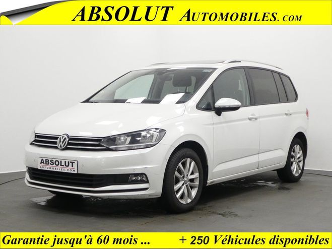 Volkswagen Touran 1.6 TDI 115CH BLUEMOTION TECHNOLOGY FAP  BLANC de 2018
