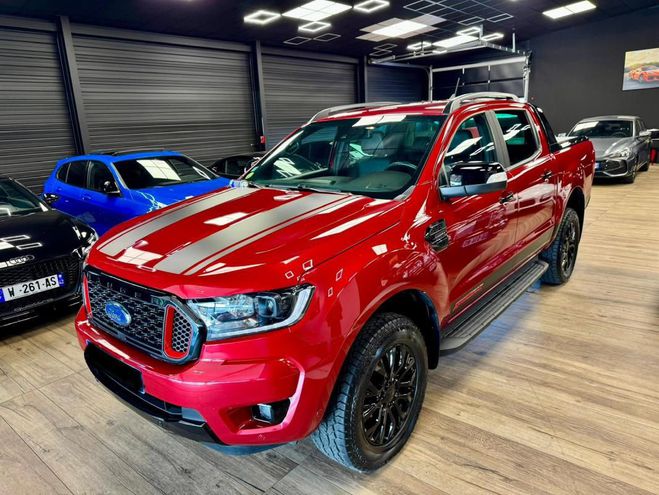 Ford Ranger III (3) 2.0 ECOBLUE 213 AUTO DOUBLE CABI Rouge Fonc Mtallis de 2023