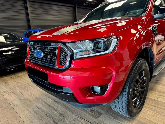 Ford Ranger III (3) 2.0 ECOBLUE 213 AUTO DOUBLE CABI Rouge Fonc Mtallis de 2023