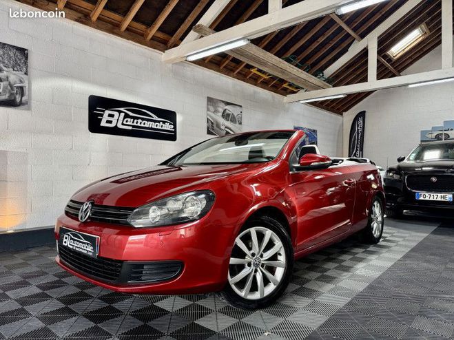 Volkswagen Golf VI CABRIOLET 1.6 TDI 105CH Rouge de 2012