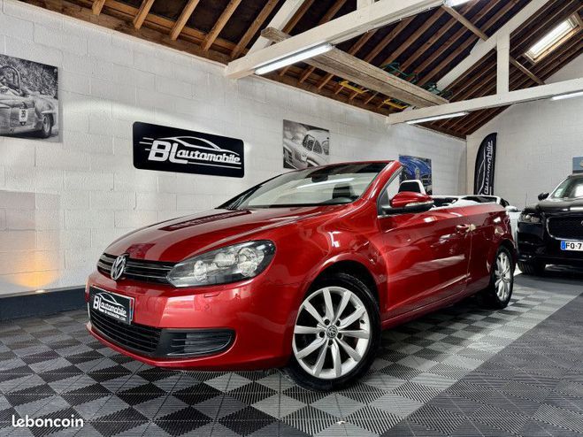 Volkswagen Golf VI CABRIOLET 1.6 TDI 105CH Rouge de 2012