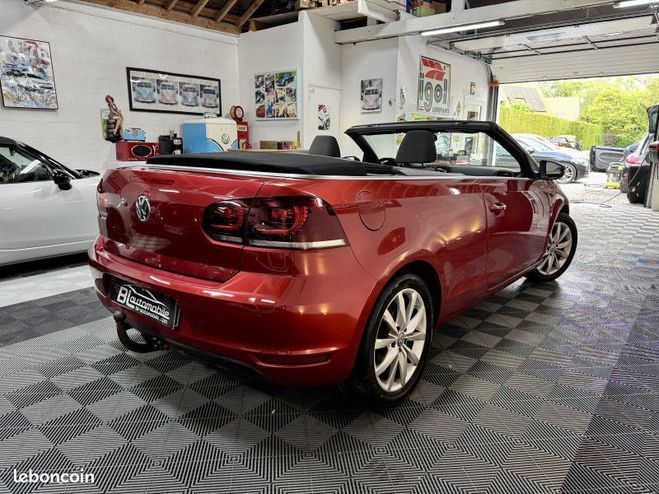 Volkswagen Golf VI CABRIOLET 1.6 TDI 105CH Rouge de 2012