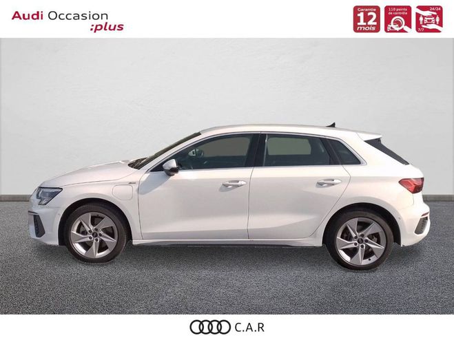 Audi A3 Sportback 40 TFSIe 204 S tronic 6 S Line Blanc de 2021