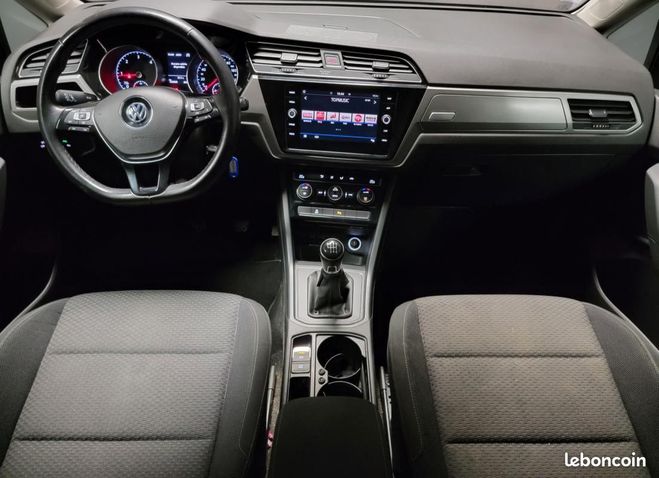 Volkswagen Touran 1.6 TDI 115ch CONFORTLINE BUSINESS 7 PLA Gris de 2018