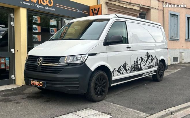 Volkswagen Transporter VU T6 FOURGON 2.0 TDI 150 L2H1 BUSINESS  Blanc de 2019
