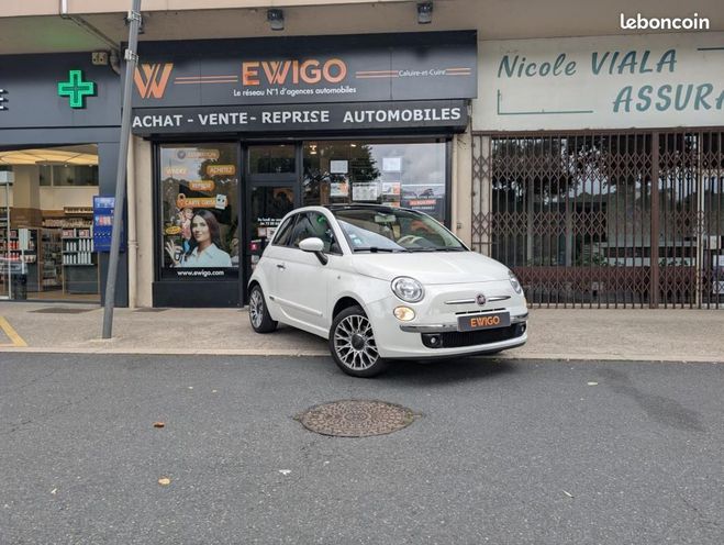 Fiat 500 1.2 70 Lounge Blanc de 2015