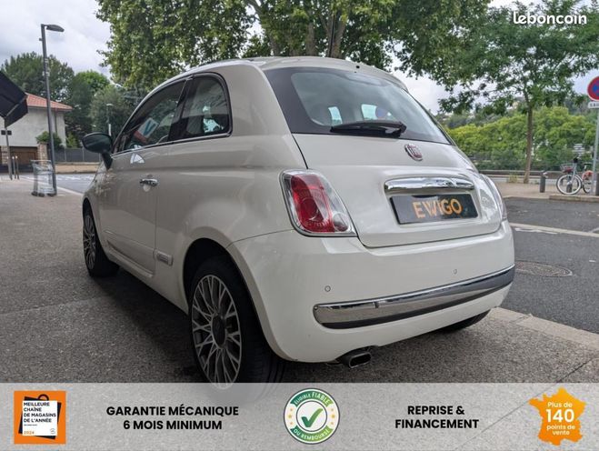 Fiat 500 1.2 70 Lounge Blanc de 2015