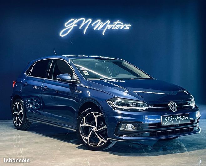 Volkswagen Polo vi 1.0 tsi 95 r-line garantie 12 mois Bleu de 2018
