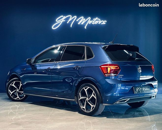 Volkswagen Polo vi 1.0 tsi 95 r-line garantie 12 mois Bleu de 2018