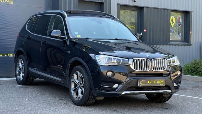 BMW X3 X3 20 D X drive - crdit 430 euros par m Noir de 2016